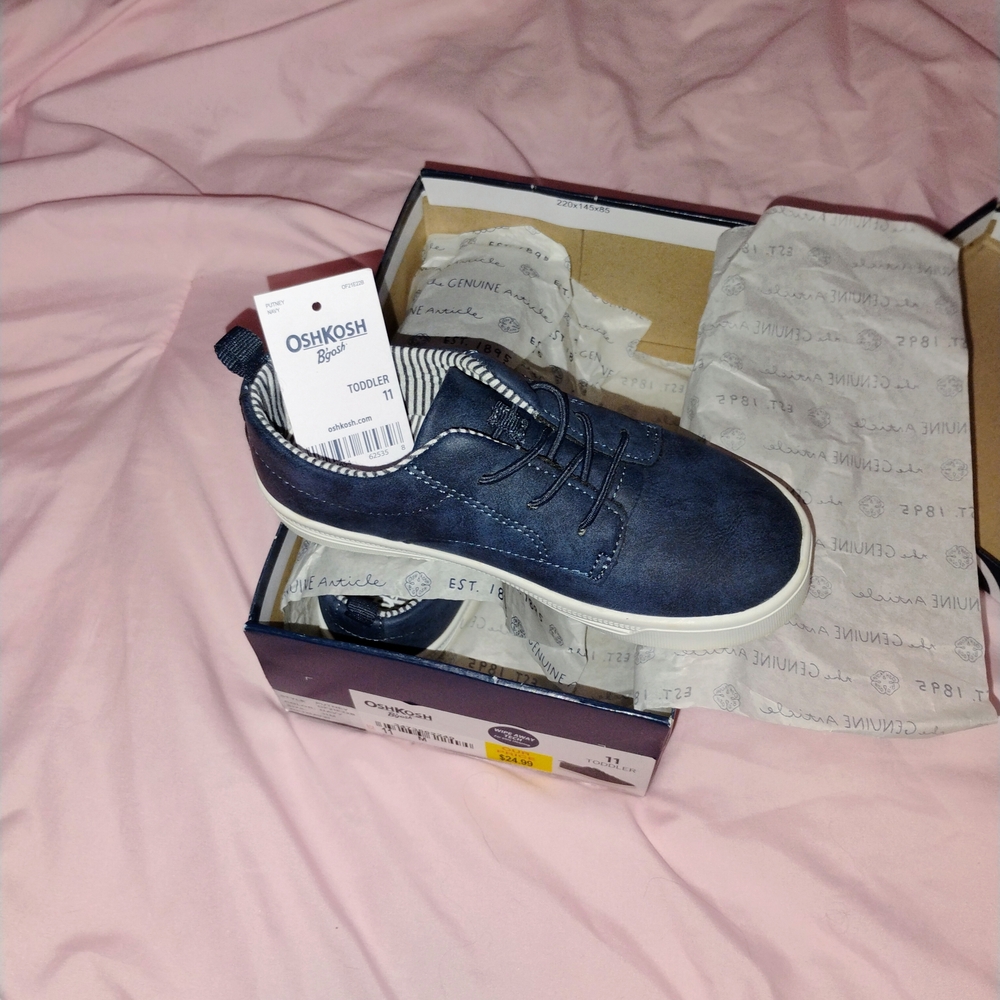 Osh Kosh Kids Navy Sneakers